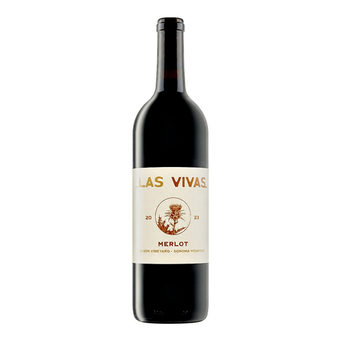 Las Vivas Merlot 2023, natural wine bottle at Primal Wine