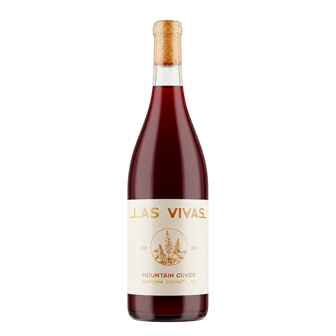 Las Vivas Mountain Cuvée 2022 – natural red wine bottle, USA | Primal Wine