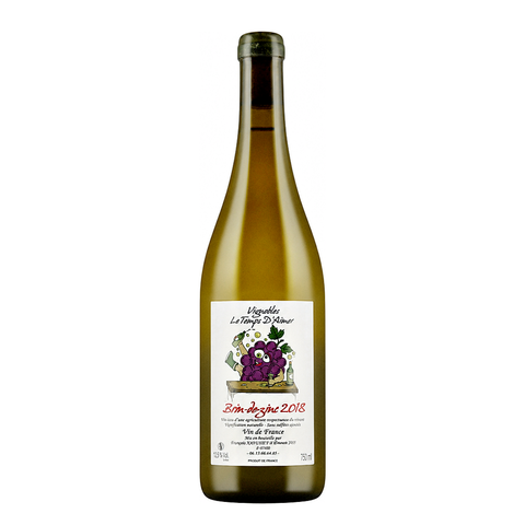 Le Temps d'Aimer Brin de Zinc 2020 natural wine bottle