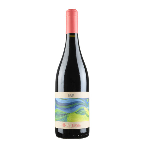 Bottle shot of Les Abrigans Djur Red Blend, produced by Les Abrigans, buy classic and natural wine online on Primal Wine, the best wine shop in the United States – primalwine.com