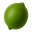 Fresh green lime on a white background, ideal for culinary use and garnish.