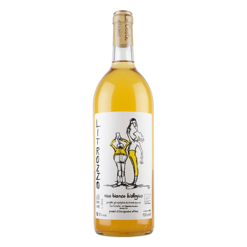 Bottle shot of Le Coste Litrozzo Bianco 2023, produced by Le Coste, buy classic and natural wine online on Primal Wine, the best wine shop in the United States – primalwine.com