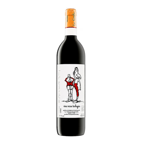 Le Coste Litrozzo Rosso 2023, a 1L light-bodied red wine from Lazio, Italy, made with Sangiovese, Montepulciano, and Merlot grapes