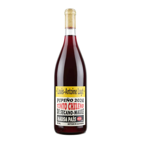 Bottle shot of Pipeno Tinto Chileno, produced by Louis-Antoine Luyt, buy classic and natural wine online on Primal Wine, the best wine shop in the United States – primalwine.com