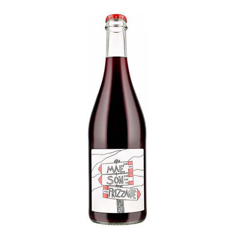Mae Son Rosso Frizzante 2022, natural wine bottle at Primal Wine