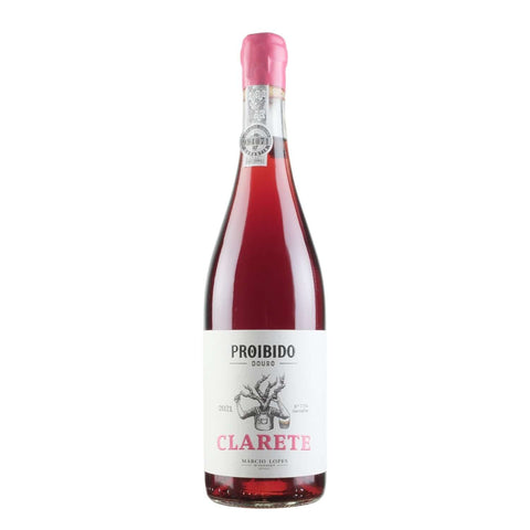 Bottle shot of Proibido Clarete, produced by Márcio Lopes, buy classic and natural wine online on Primal Wine, the best wine shop in the United States – primalwine.com