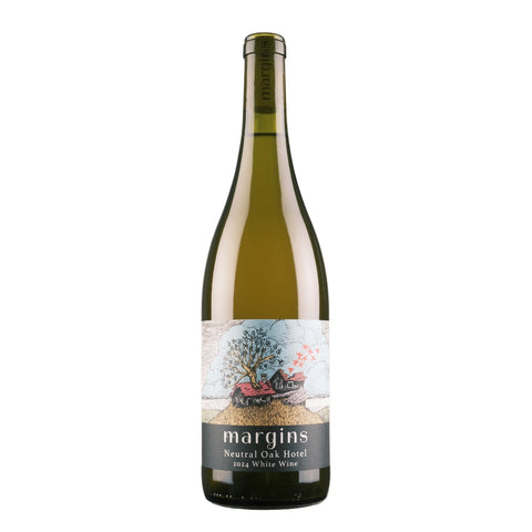 Bottle shot of Margins Wine Neutral Oak Hotel White Wine, produced by Margins Wine, buy classic and natural wine online on Primal Wine, the best wine shop in the United States – primalwine.com