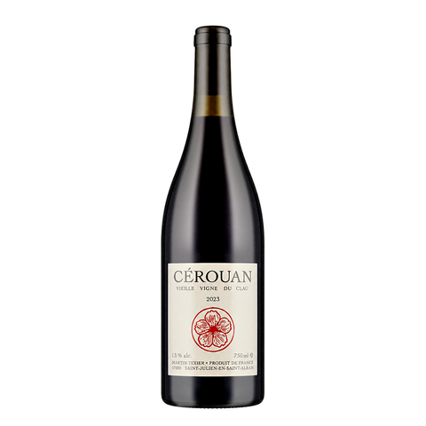 Martin Texier Cérouan Syrah 2023, natural wine bottle at Primal Wine