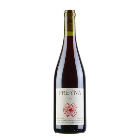 Bottle shot of Martin Texier Preyna, natural wine - primalwine.com