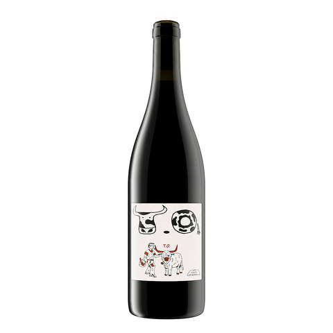 Les Caves Cathédrales Mr. & Mrs. Theo T.O. 2023, a biodynamic Grenache-Syrah red wine from Rhône Valley, France