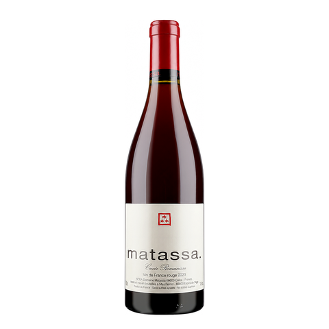 Domaine Matassa Cuvée Romanissa 2024 – natural red wine bottle, France | Primal Wine