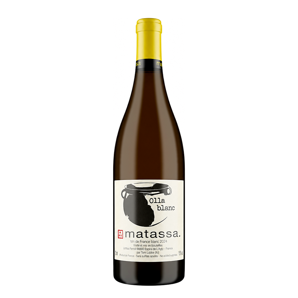 Domaine Matassa Olla Blanc 2024 – natural orange wine bottle, France | Primal Wine