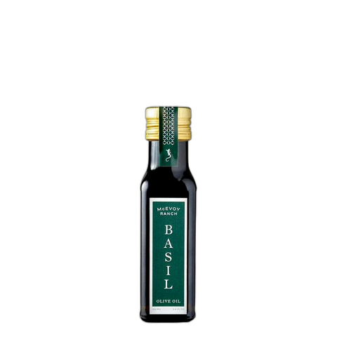 McEvoy Ranch Basil Organic Olive Oil, 100 ml bottle of organic basil olive oil at Primal Wine