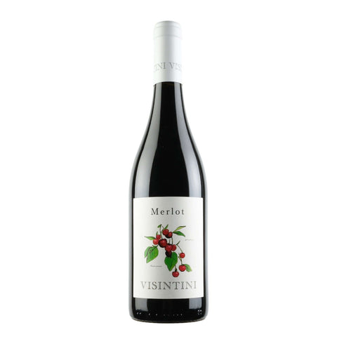 Bottle shot of Merlot Colli Orientali del Friuli, produced by Visintini, buy classic and natural wine online on Primal Wine, the best wine shop in the United States – primalwine.com