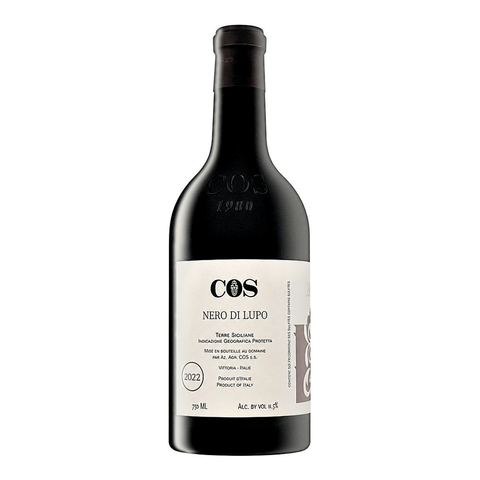 COS Nero di Lupo Nero d'Avola 2023, natural wine bottle at Primal Wine