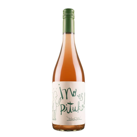 Bottle Shot of Vina Echeverria No Es Pituko Rosado, Chilean Natural Wine, Primal Wine - primalwine.com