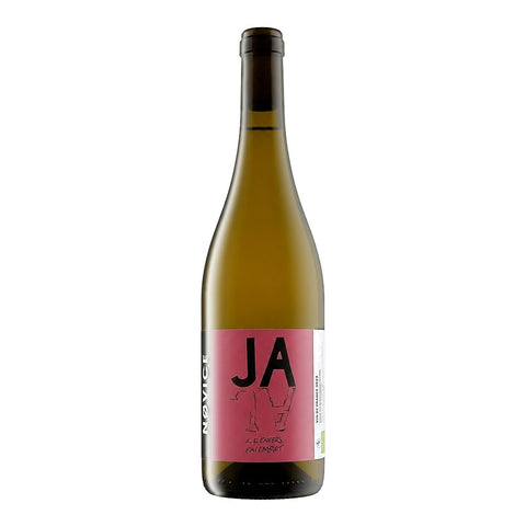 Domaine Nøvice Rouge Jaja 2023 is a biodynamic Poulsard orange wine from Jura, France, offering a medium body