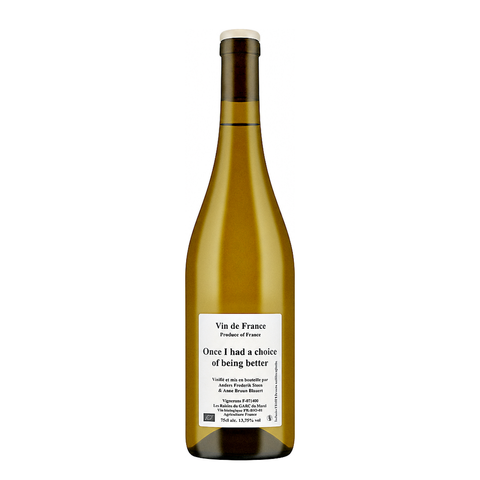 Once I had a choice of being better 2021, natural wine bottle at Primal Wine