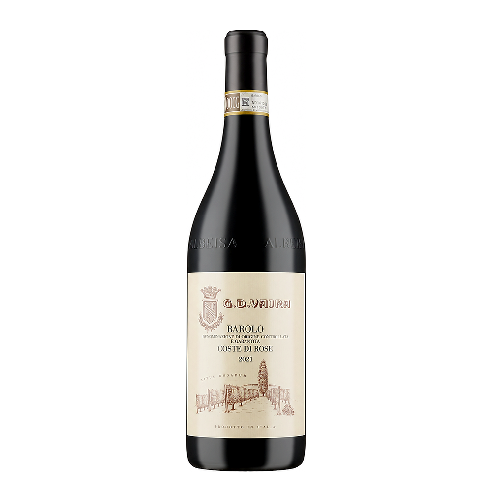 G. D. Vajra Barolo Coste di Rose DOCG 2021 natural wine bottle