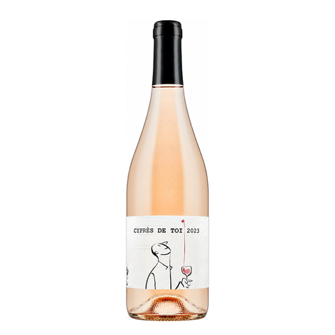 Fond Cyprès Cypres De Toi Rosé 2023, natural rosé wine bottle at Primal Wine