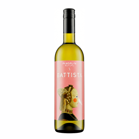 Pandolfa Battista Chardonnay 2020 natural wine bottle
