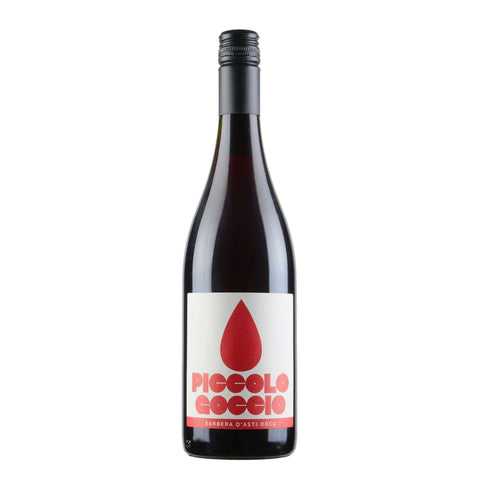 Bottle shot of Piccolo Goccio Barbera d'Asti, produced by Piccolo Goccio, buy classic and natural wine online on Primal Wine, the best wine shop in the United States – primalwine.com