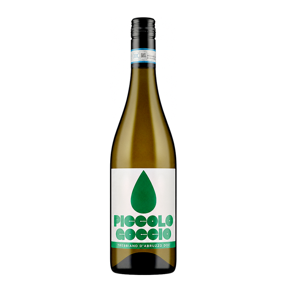 Piccolo Goccio Trebbiano d'Abruzzo 2025, natural white wine bottle at Primal Wine