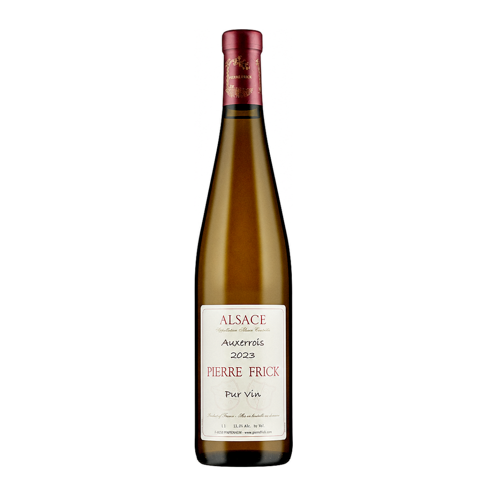 Pierre Frick Auxerrois 2023, natural wine bottle at Primal Wine