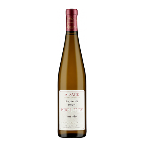 Pierre Frick Auxerrois 2023 – natural white wine bottle, France | Primal Wine