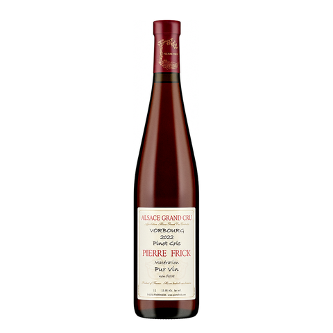Pierre Frick Pinot Gris Vorbourg Alsace Grand Cru 2022, natural wine bottle at Primal Wine