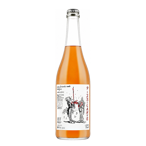 Le Coste Pizzicante Rosato 2021, natural wine bottle at Primal Wine