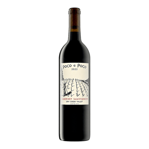 Poco a Poco Cabernet Sauvignon Dry Creek Valley 2022, natural wine bottle at Primal Wine