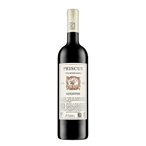 Podere Casaccia Sine Felle Priscus Sangiovese 2022, natural wine bottle at Primal Wine