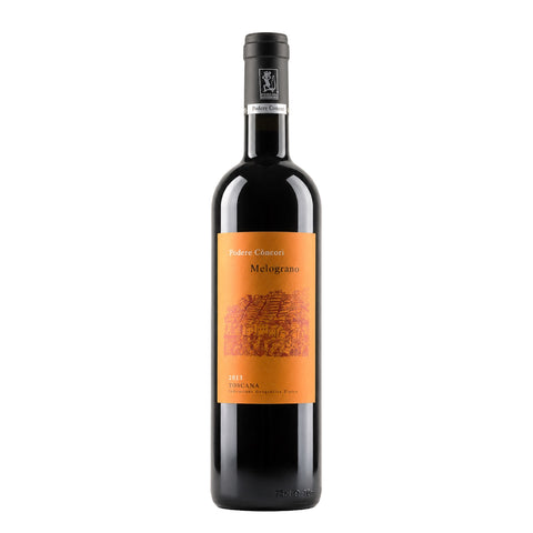 Podere Còncori Melograno Syrah 2013, a biodynamic red wine from Tuscany, Italy