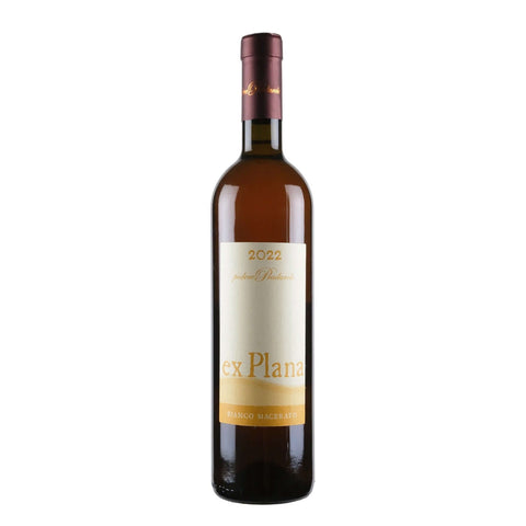 Bottle shot of Podere Pradarolo Ex Plana Macerato 2022, produced by Podere Pradarolo, buy classic and natural wine online on Primal Wine, the best wine shop in the United States – primalwine.com