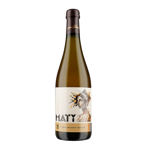Podere Pradarolo Maty Bianco Macerato Frizzante 2022, natural sparkling wine bottle at Primal Wine