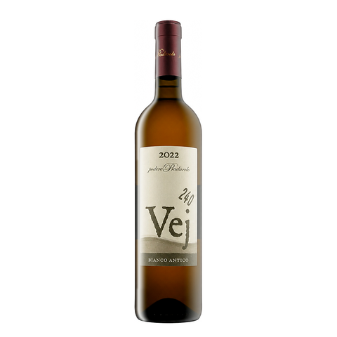 Podere Pradarolo Vej Bianco Antico 2022, an organic orange wine from Emilia IGT, Italy, made with Malvasia di Candia grapes