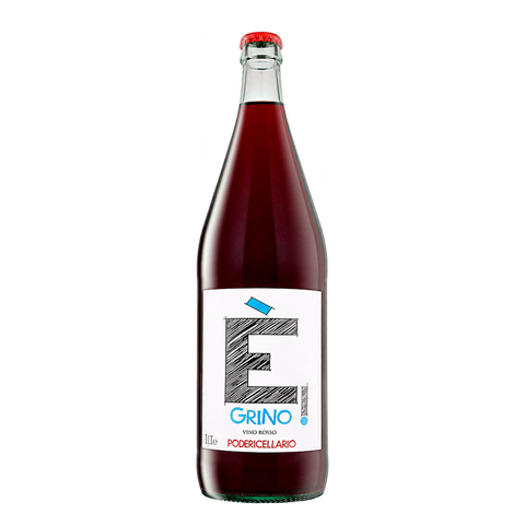 Poderi Cellario É Grino! Vino Rosso NV, natural wine bottle at Primal Wine