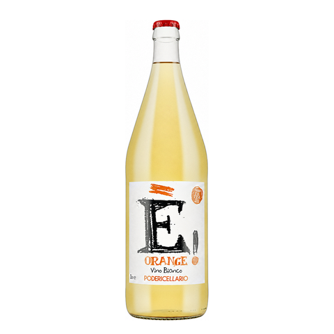 Poderi Cellario E' Orange! NV natural wine bottle