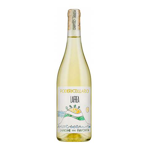 Poderi Cellario Lafrea Langhe DOC Favorita 2024, natural white wine bottle at Primal Wine