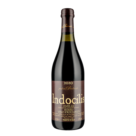 Pradarolo Indocilis Rosso Frizzante 2021, natural wine bottle at Primal Wine