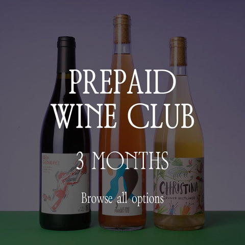 3 Months Prepaid Primal Wine Natural Wine Club Mixed - primalwine.com