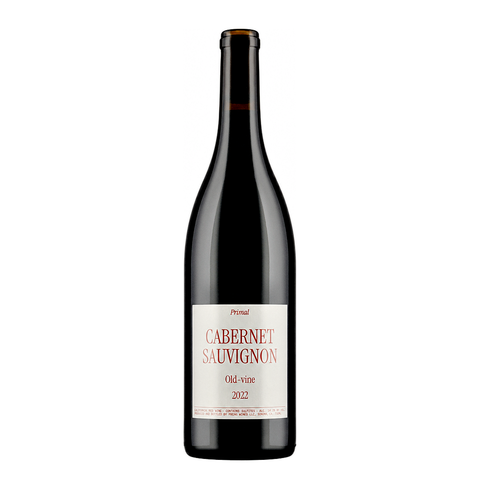 Primal Old-vine Cabernet Sauvignon 2022, natural red wine bottle at Primal Wine