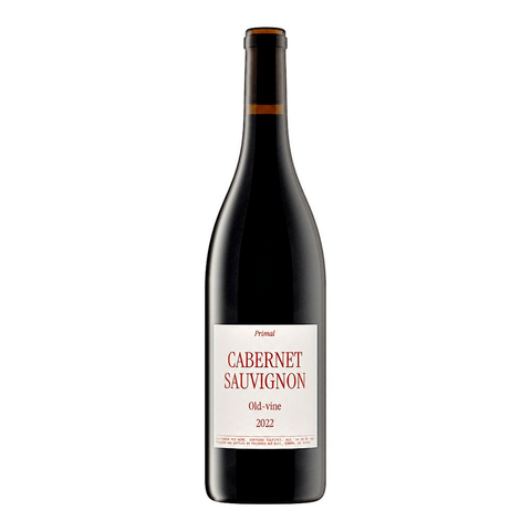 Primal Old-vine Cabernet Sauvignon 2022, natural wine bottle at Primal Wine