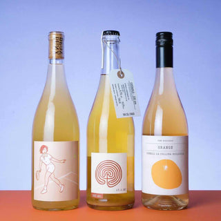 Orange Natural Wine Club selection featuring diverse orange wines from various producers and regions