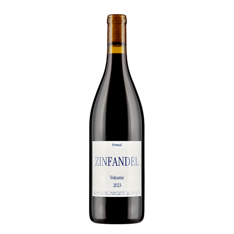 Primal Volcanic Zinfandel 2023, natural red wine bottle at Primal Wine