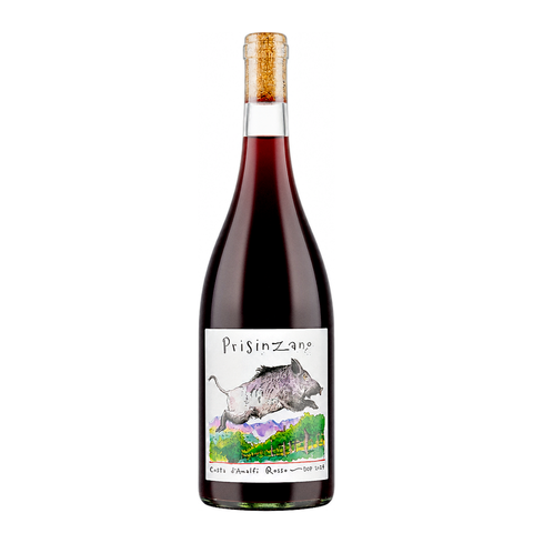 Prisinzano Costa d'Amalfi Rosso DOP 2024, natural wine bottle at Primal Wine