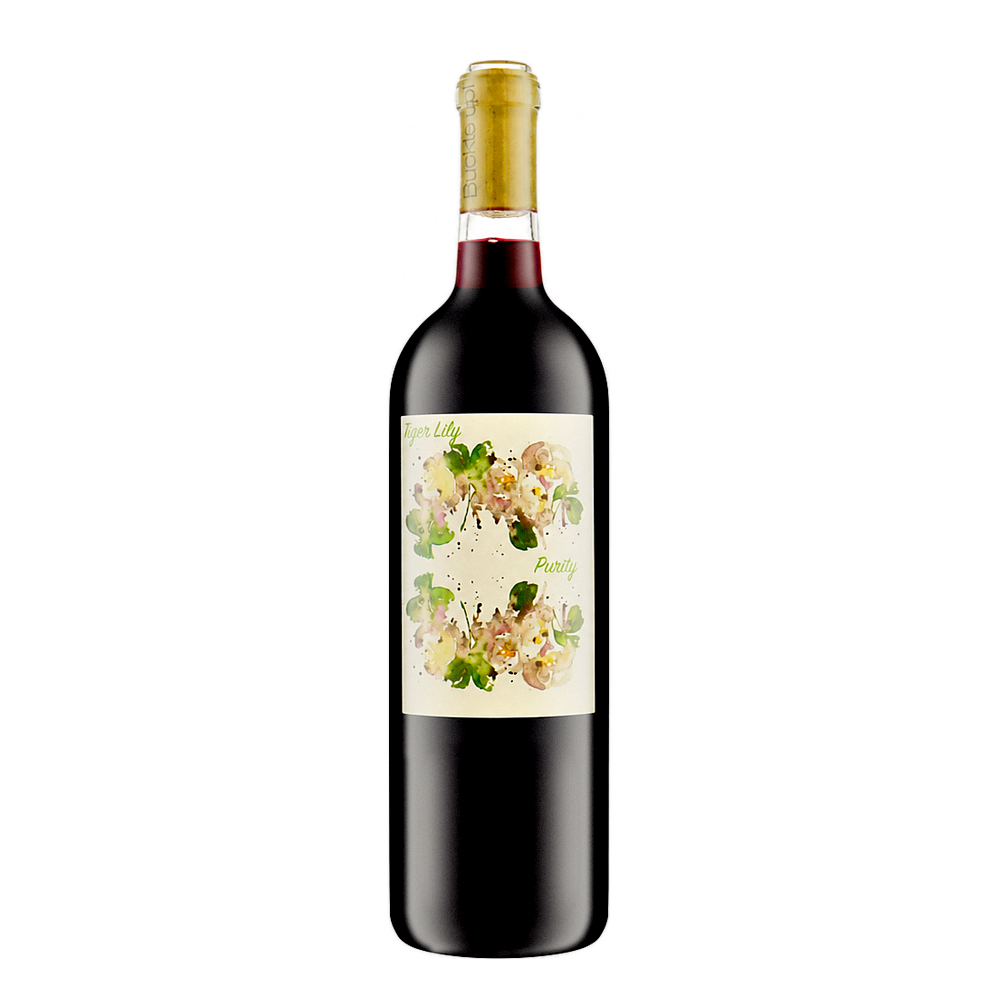Purity Wine Tiger Lily Zinfandel Syrah NV, natural red wine bottle at Primal Wine