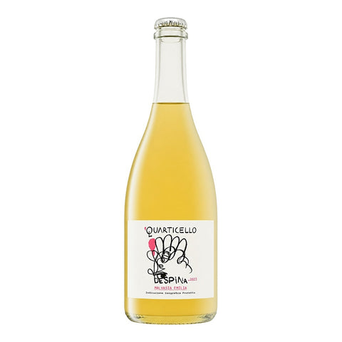 Quarticello Le Boccette Pét-Nat 2023 is a light-bodied organic white wine from Emilia–Romagna, Italy, made with Spergola grapes