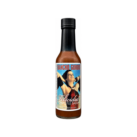 Rancho Gordo Felicidad Chipotle Sauce, 5 oz bottle of hot sauce at Primal Wine